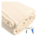 3,20 X 2,15m Base Primária Para Bordar Tapete Tufting Creme Listras