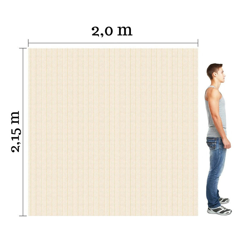 2,20 X 2,30m Tela Base Primária 278g Para Tufting