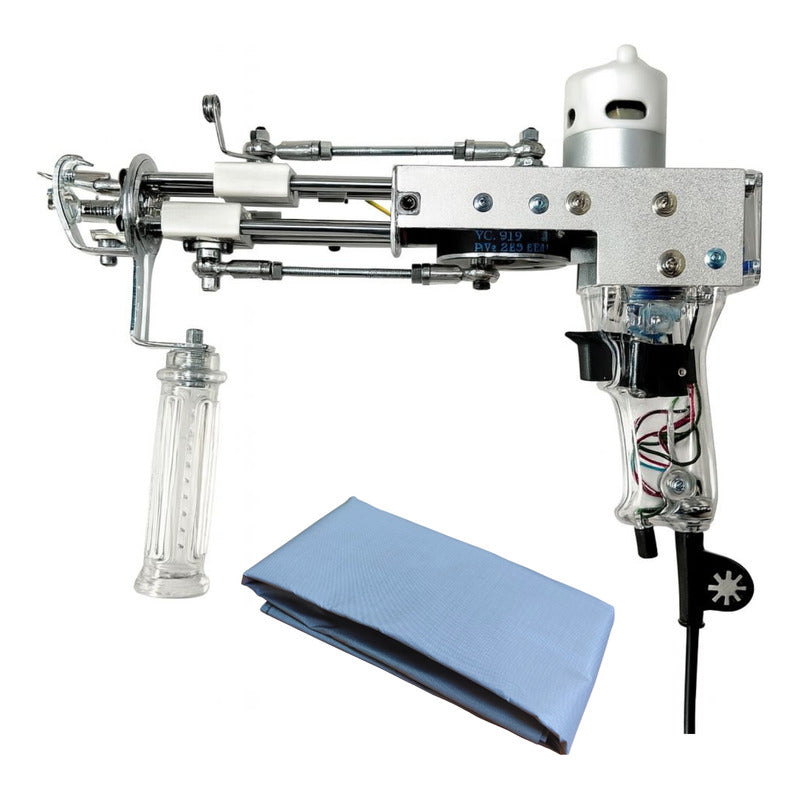 Kit Tufting Gun Ak-ii Loop Pile  + Tela Base Primária 3m 37 Cm