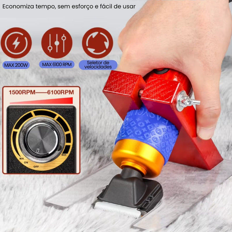 Aparador Para Tapete Tufting Para Escultura E Acabamento 10 Cm 16 Cm Vermelho