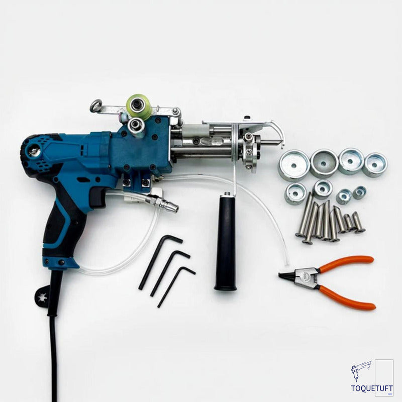 Tufting Gun Máquina Para Tapete Pneumática Ak-iii Duquesa 36 Cm 30 Cm Pneumática Azul-aço
