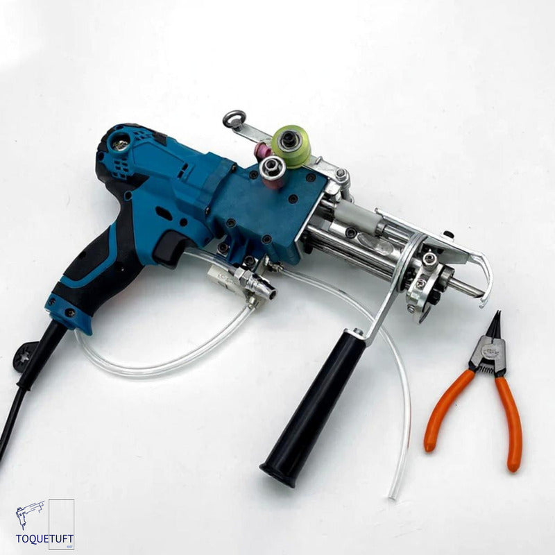 Tufting Gun Máquina Para Tapete Pneumática Ak-iii Duquesa 36 Cm 30 Cm Pneumática Azul-aço