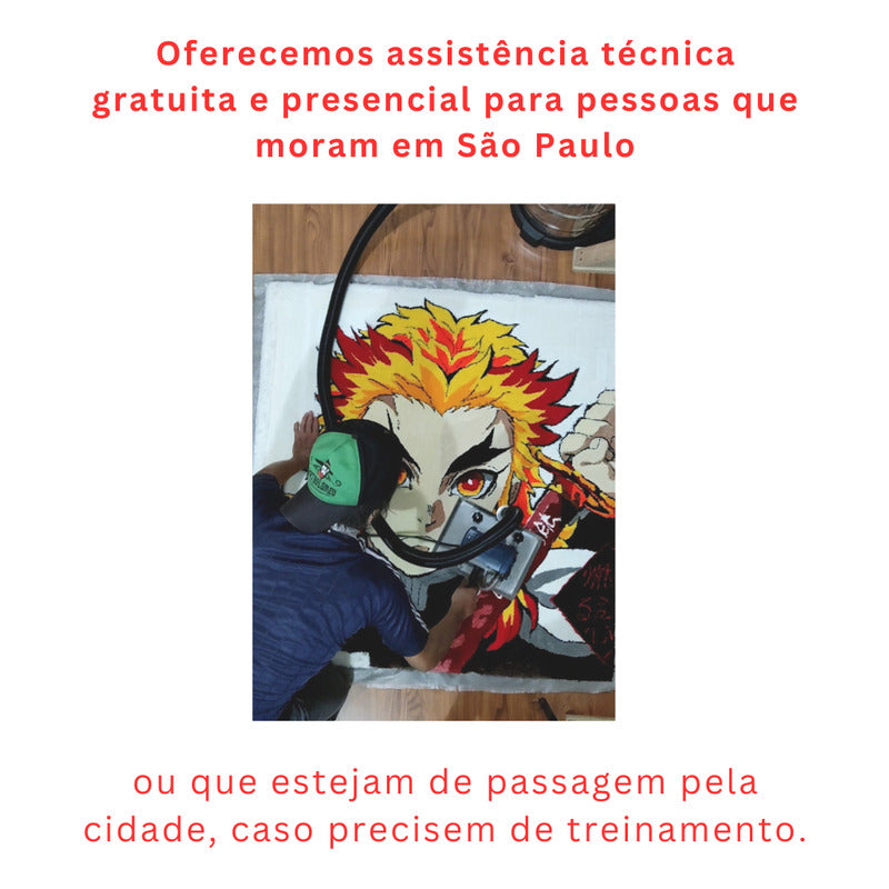 Aparador Plana Industrial P/ Tapetes Tufting Cp-i 500w