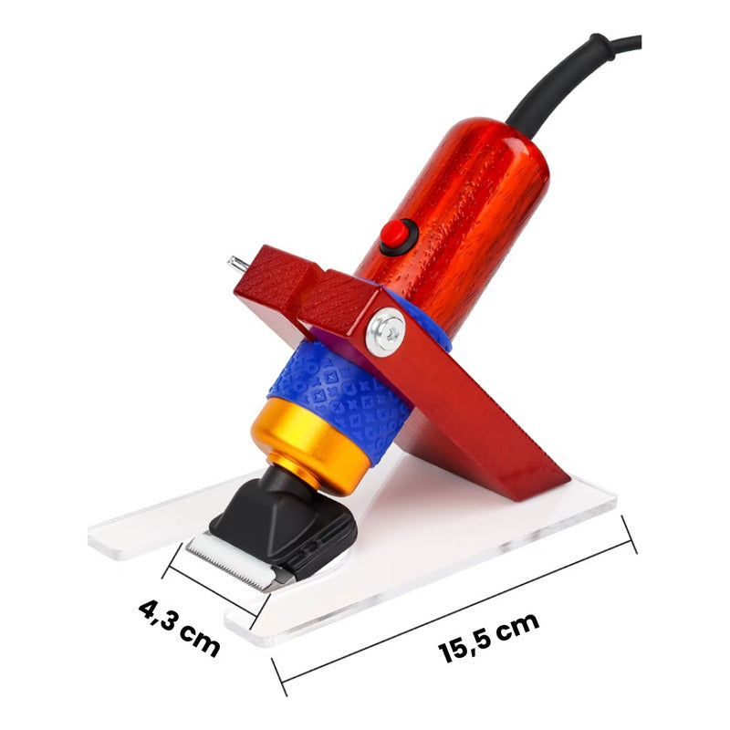 Aparador Para Tapete Tufting Para Escultura E Acabamento 10 Cm 16 Cm Vermelho