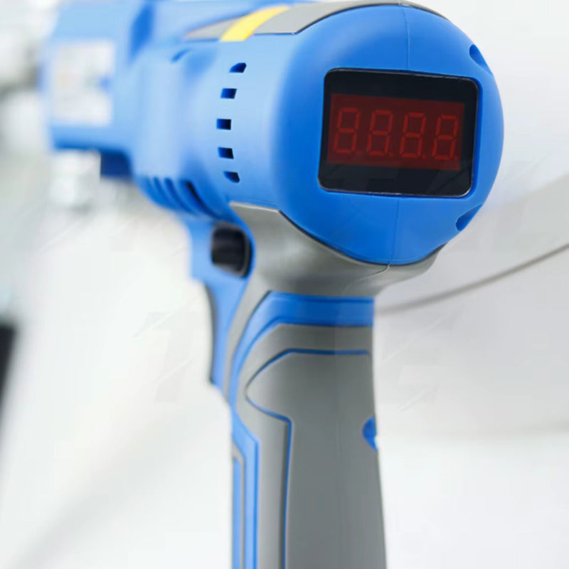 Tufting Gun Maquina Digital Led Tapete 110 - 240v + Brindes 22 Cm Azul